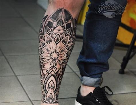 tatuaje grande en la pierna|Tatuajes en la pierna: 85 diseños masculinos